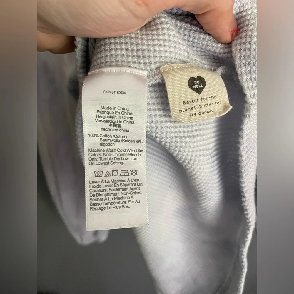 Madewell MWL Half Zip Shirttail Sweatshirt Size XS - Picture 5 of 5